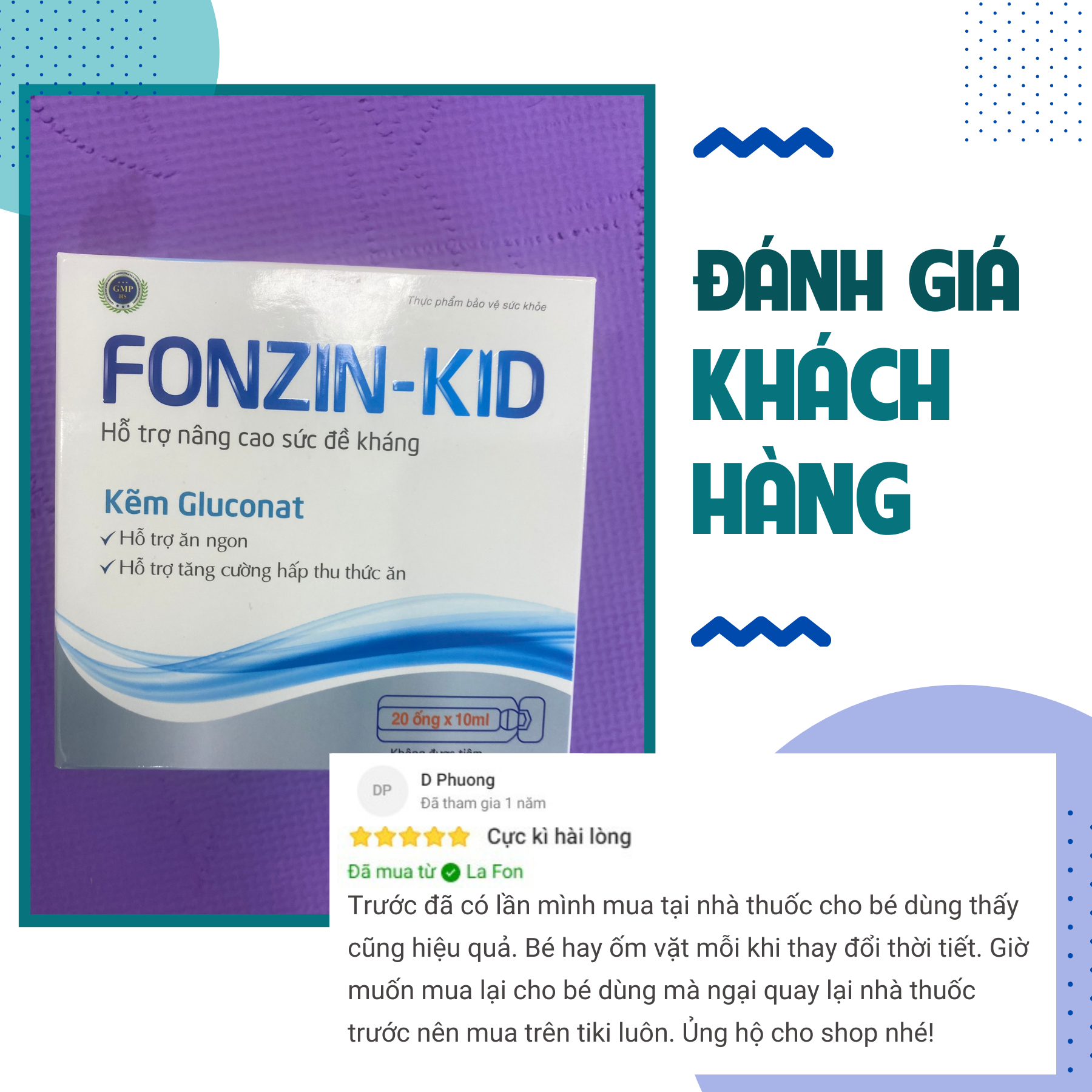 Fonzin kid : Tăng cường sức đề kháng, tăng cường miễn dịch cho trẻ