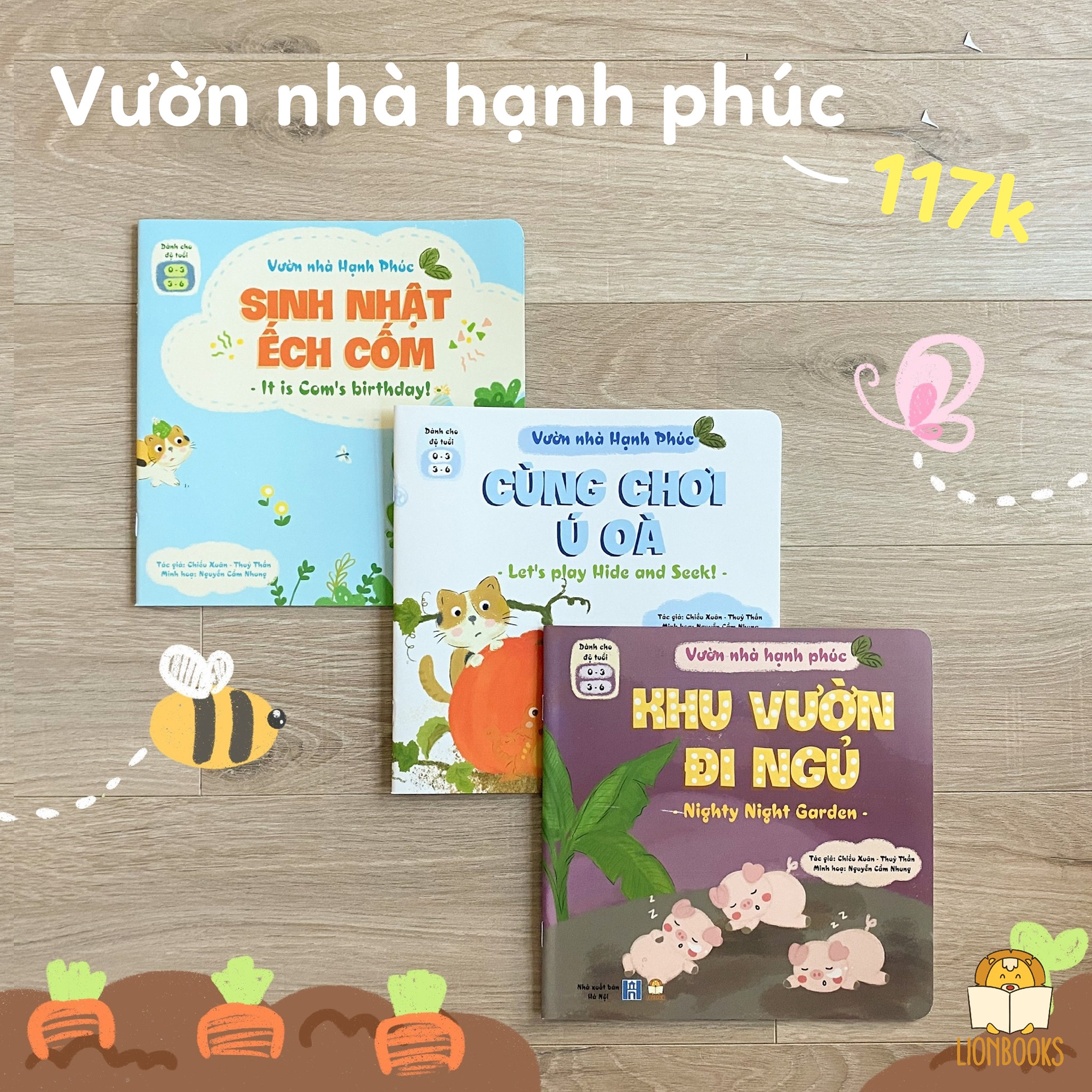 Set 8 Cuốn Sách Cho Bé 1 Tuổi (Muôn Điều Kì Diệu, Vườn Nhà Hạnh Phúc, Chu Du Cùng Những Người Bạn) - Sách Đọc To Cho Bố Mẹ Cùng Đọc, Cùng Chơi Với Bé