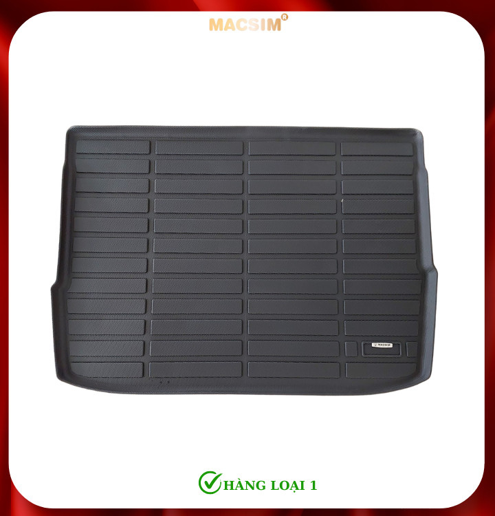 Thảm lót cốp xe ô tô Mitsubishi XFORCE nhãn hiệu Macsim chất liệu TPE màu đen hàng loại 2