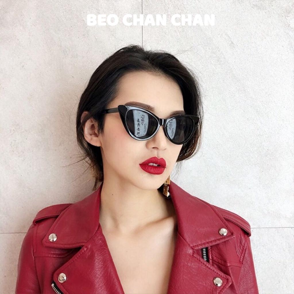 KÍNH RÂM KÍNH MÁT MẮT MÈO XẾCH ĐEN TRẮNG TO CÁ TÍNH HOTTREND CÁ TÍNH