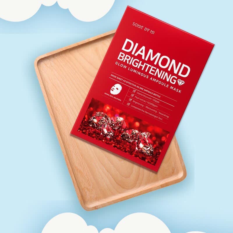 Combo 5 Mặt Nạ Giấy Dưỡng Sáng Da Da Some By Mi Diamond Brightening Mask Sheet 25g x5