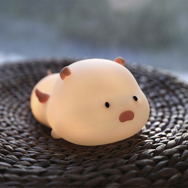 đèn ngủ heo con thiên sứ