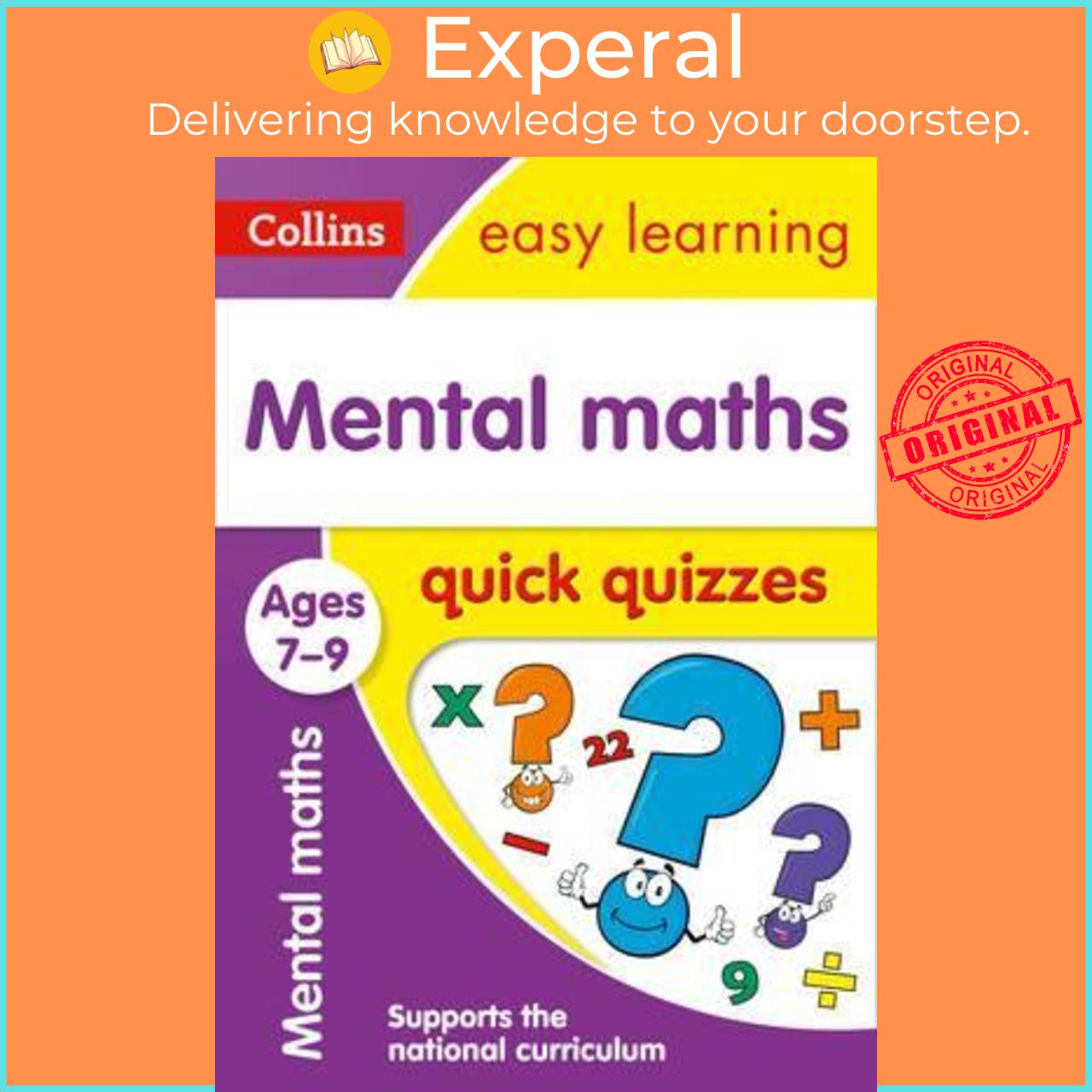Sách - Mental Maths Quick Quizzes Ages 7-9 : Ideal for Home Learning by Collins Easy Learning