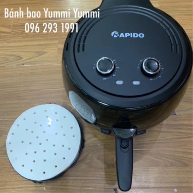 Set 100 tờ Giấy nến tròn đục lỗ dùng cho Nồi chiên không dầu nhiều size