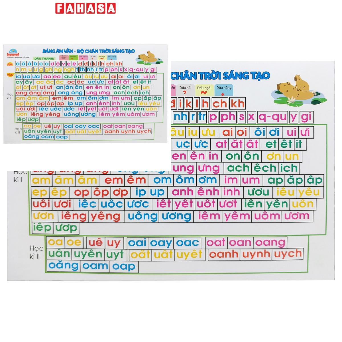 Bảng Âm Vần - Bộ Chân Trời Sáng Tạo