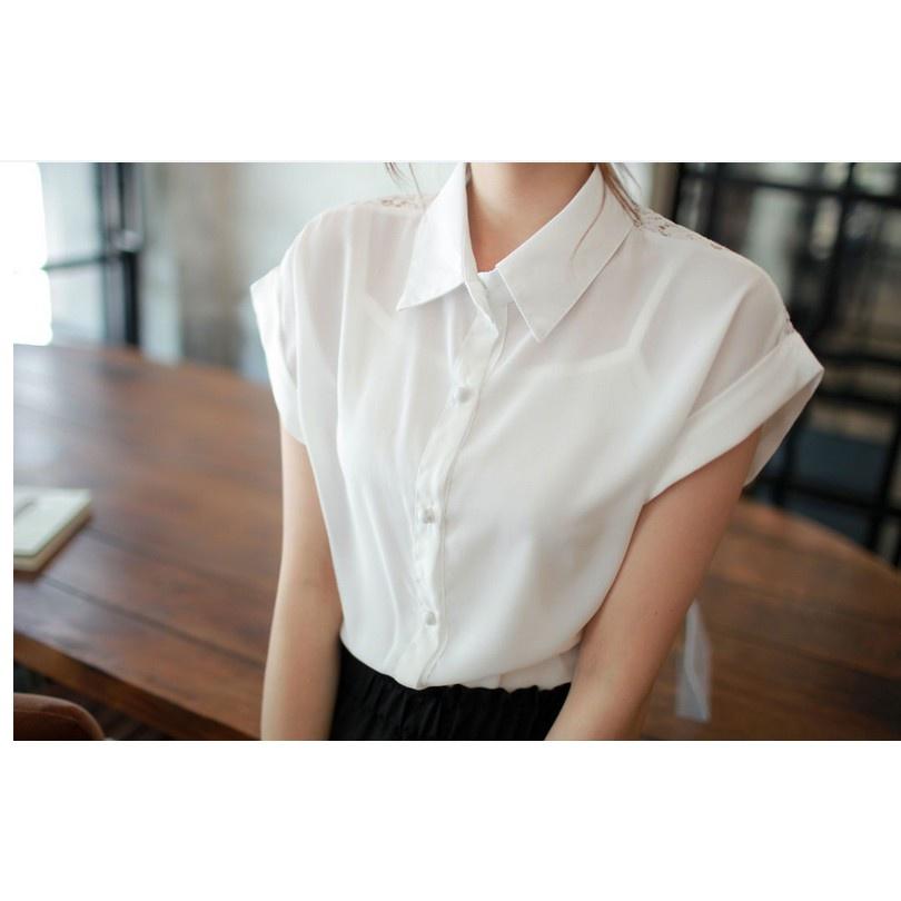 Áo Sơ Mi Nữ Tay Liền - QA00155