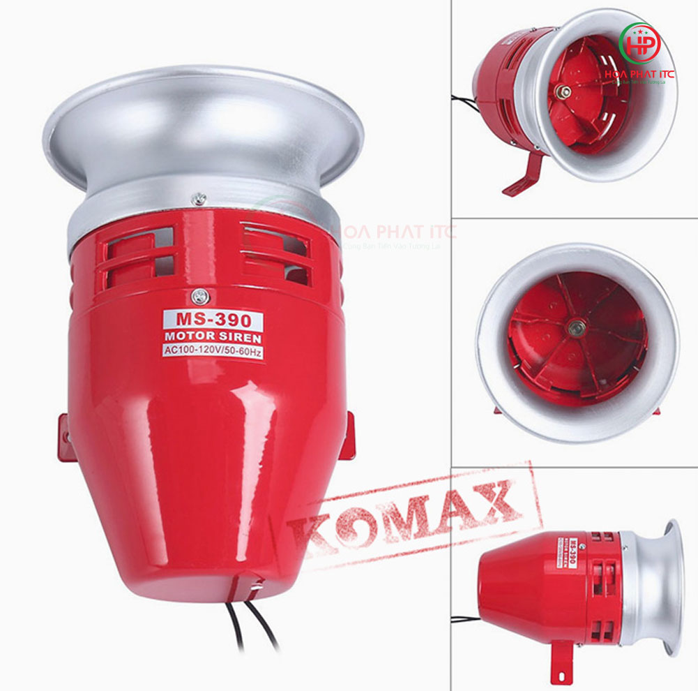 Còi hú Motor MS-390 công suất lớn- còi hú xé gió