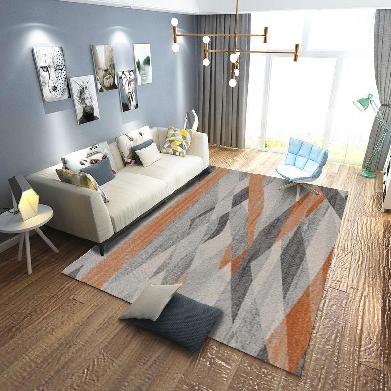 Bắc Âu thảm phòng khách ghế sofa bàn cà phê đệm phòng ngủ đầy đủ phòng ngủ giường tầng giường đơn giản hiện đại máy gia đình có thể giặt được.