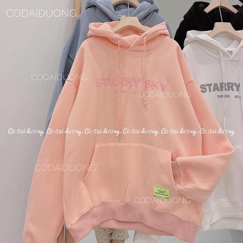 áo nỉ hoodie SKY - 1(xanh dương),freesize dưới 65kg