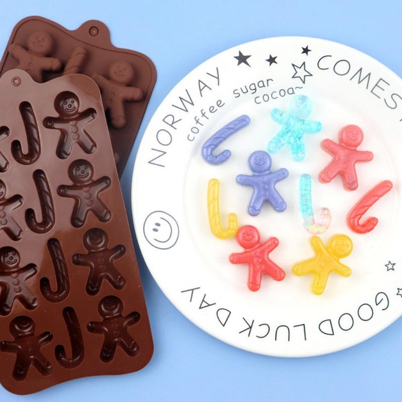 Khuôn Silicone Cây Thông Noel Chuông Giáng Sinh Bông Tuyết Quả Cầu - Khuôn Làm Bánh Fondant Rau Câu Trang Trí