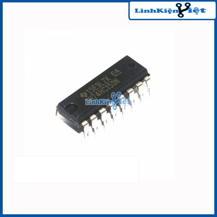 Chíp 74HC153 Dual 4-Input Multiplexer DIP16