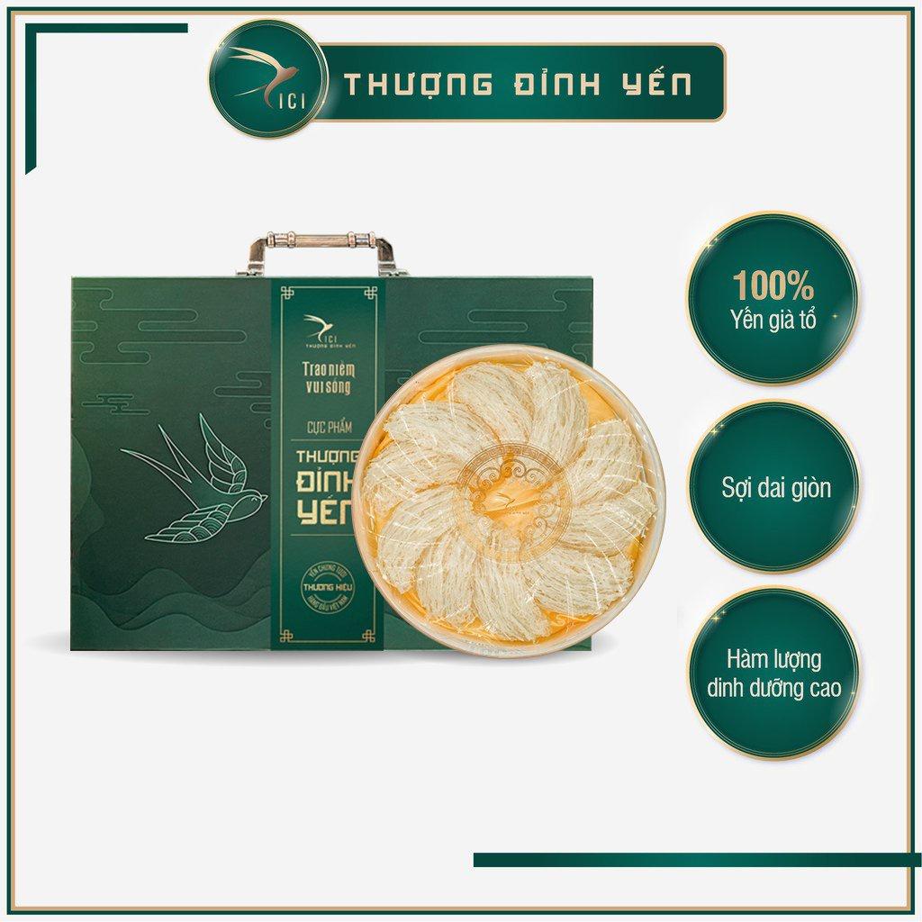 Tổ Yến Tinh Chế CICI THƯỢNG ĐỈNH YẾN Tinh Chế Từ Yến Nuôi Tại Đảo Bồi Bổ Sức Khỏe, Tăng Cường Miễn Dịch Hộp (50gr/100gr