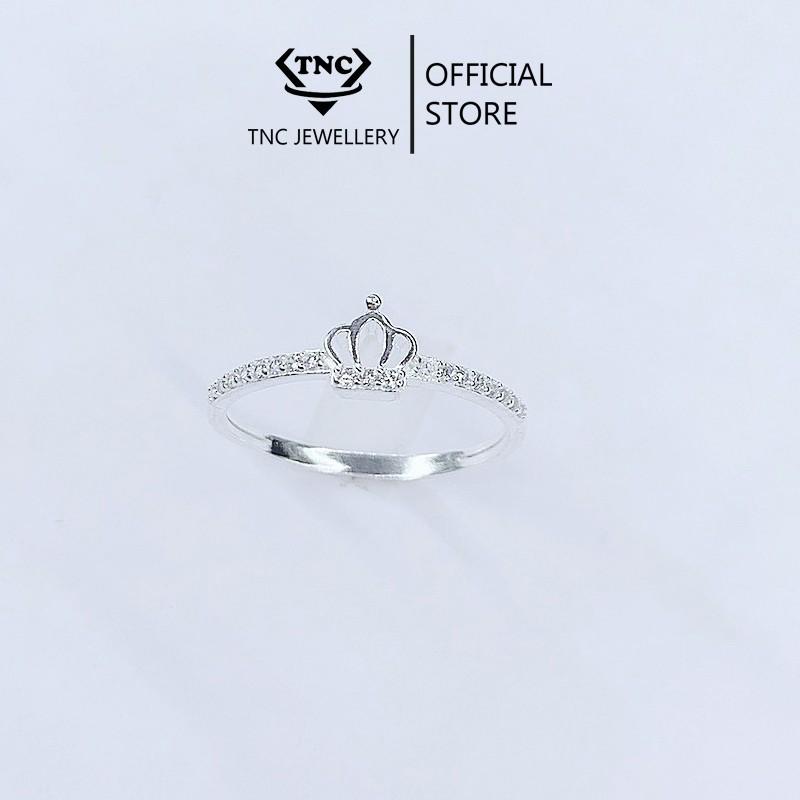 Nhẫn Bạc Nữ Hình Vương Miện Đính Đá - Trang Sức TNC Jewellery