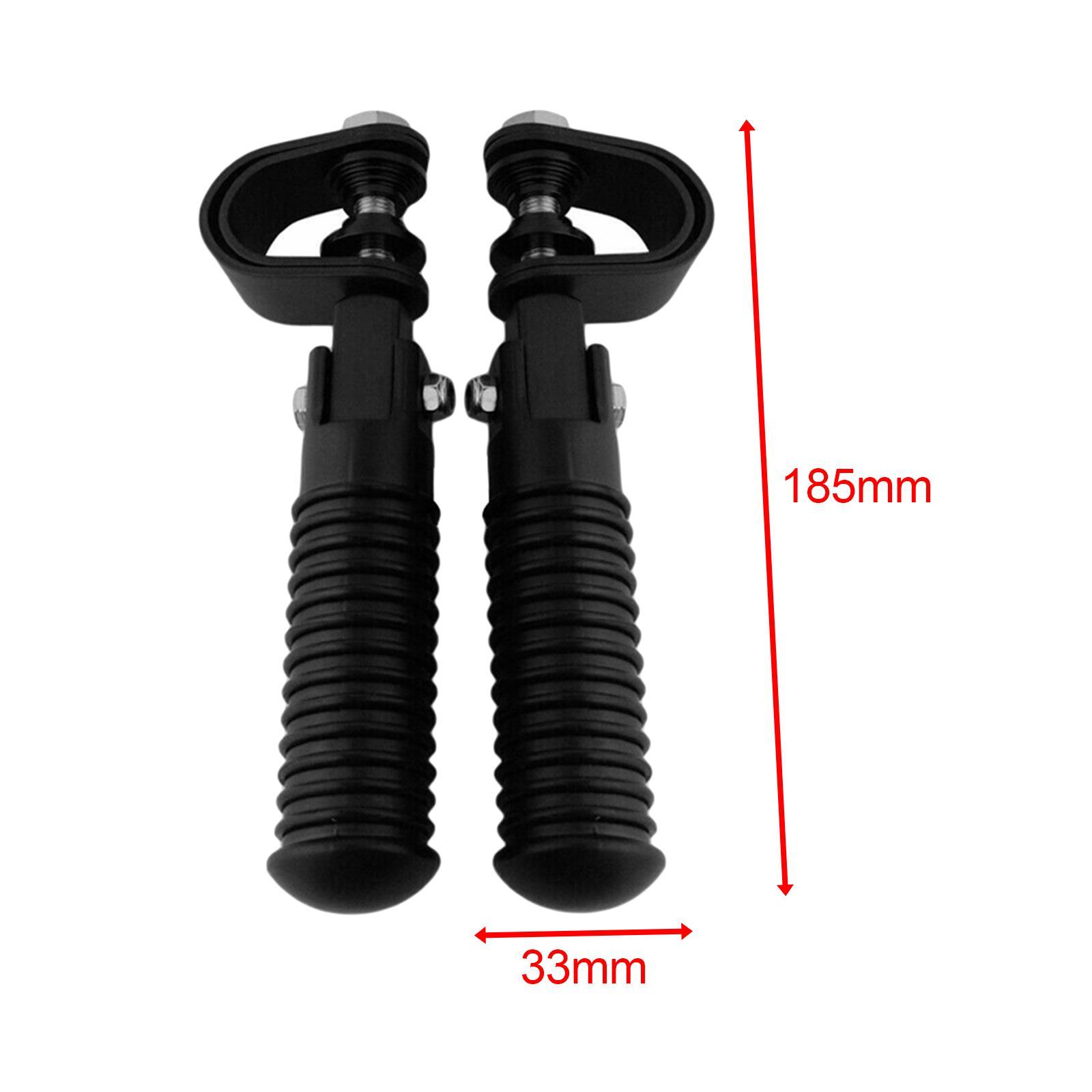 Universal Motorbike Foot Rests Replace Black