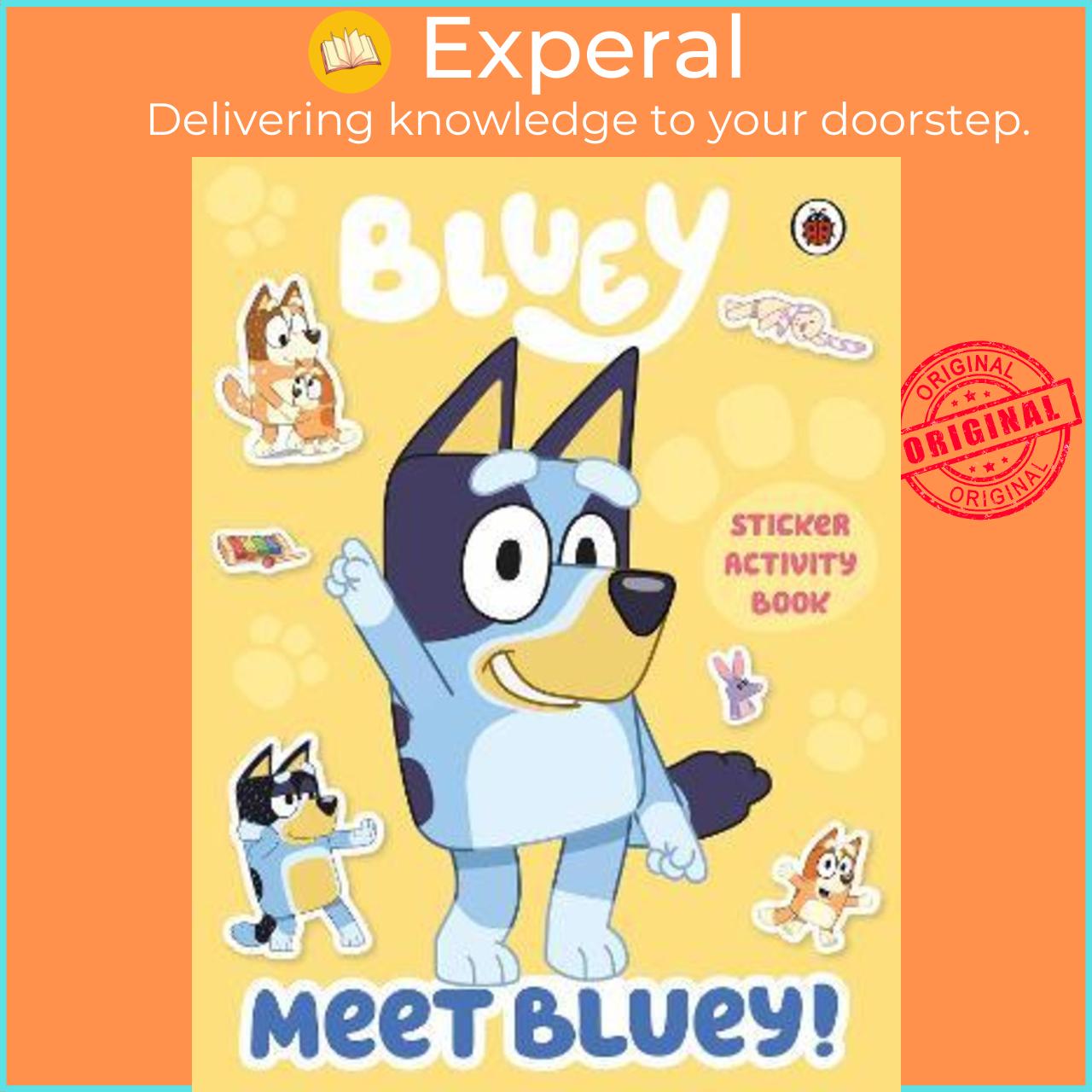 Hình ảnh Sách - Bluey: Meet Bluey! Sticker Activity Book by Bluey (UK edition, paperback)