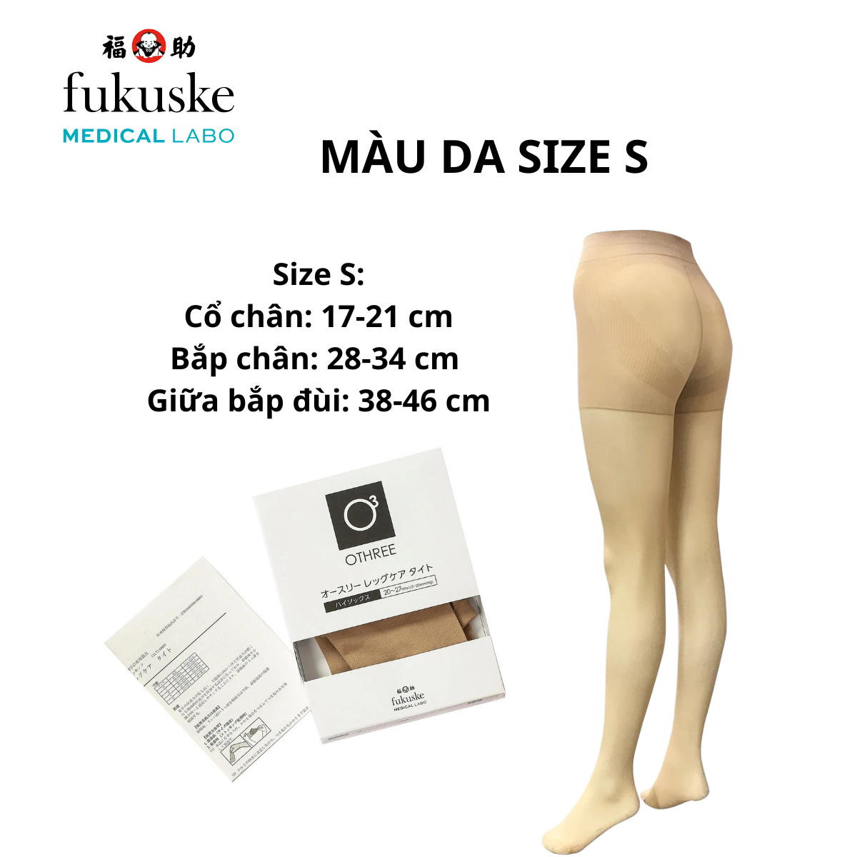 [ Mua 1 Tặng 1] Quần Tất Y Khoa Fukuske, Hỗ Trợ Giảm Đau Mỏi Chân, Người Suy Giãn Tĩnh Mạch
