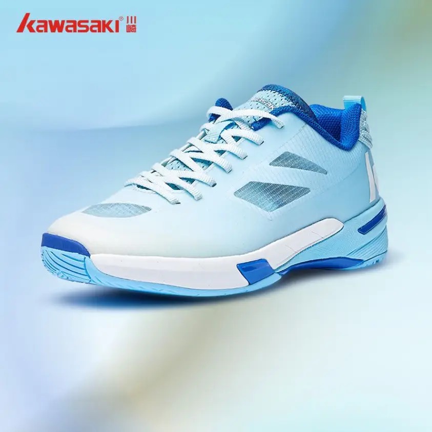 Giày cầu lông nam kawasaki chính hãng k568 mẫu mới màu xanh đủ size- tặng tất thể thao bendu