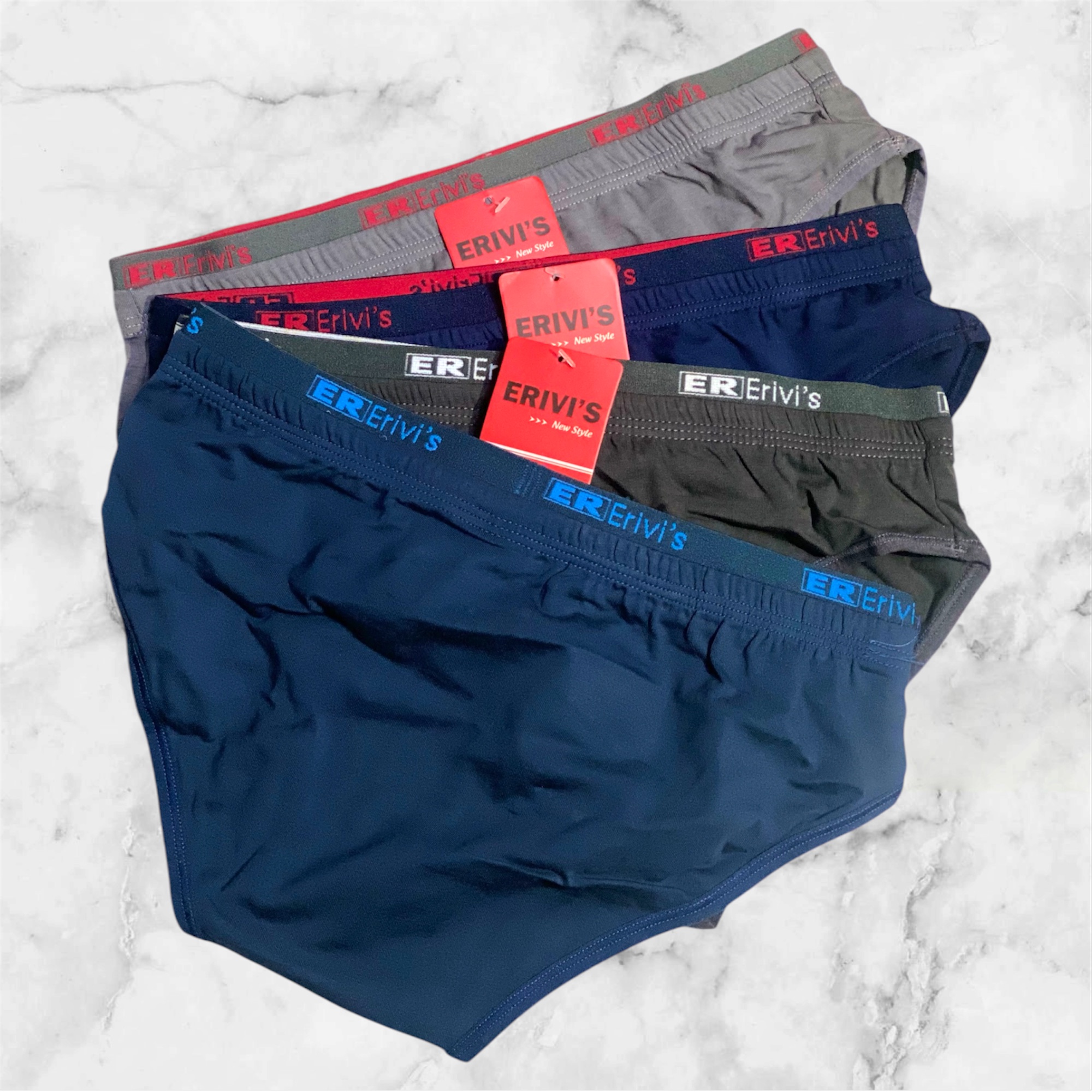 Quần Lót Nam Cotton Lưng Nhỏ Erivi’s 069 – Êm Ái, Gọn Gàng, Mát Lạnh Cả Ngày