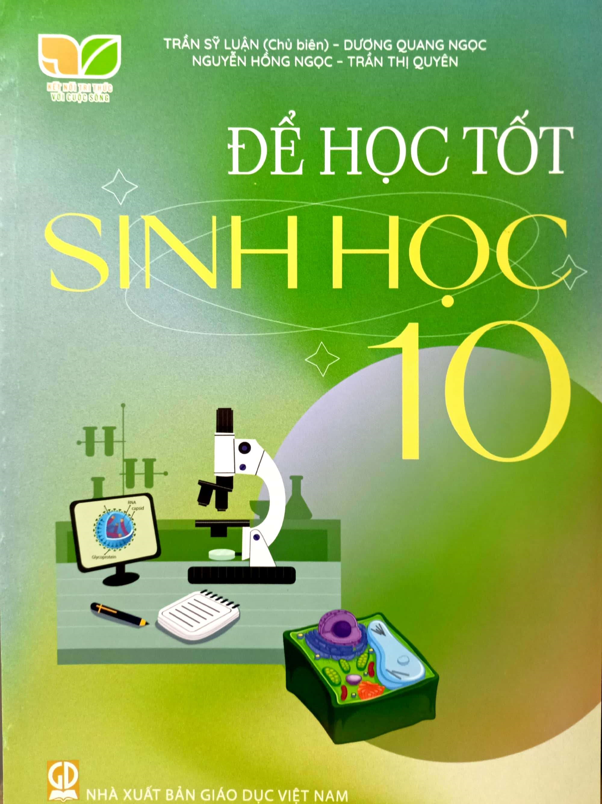 Combo Để học tốt Vật lí, Hóa học, Sinh học 10 (Kết nối tri thức với cuộc sống)