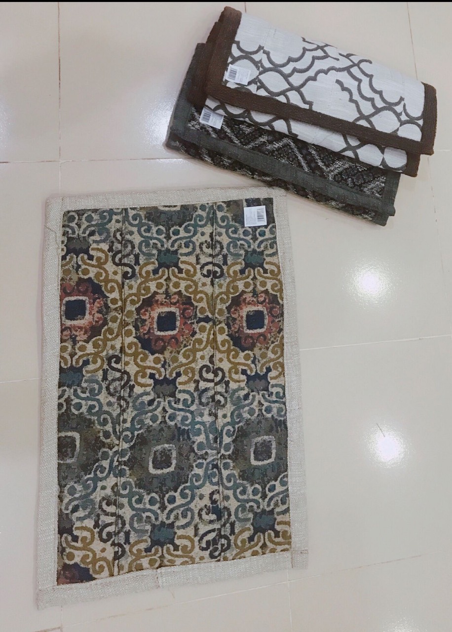 Combo 5 thảm vải chân Araso KT 37*54 cm