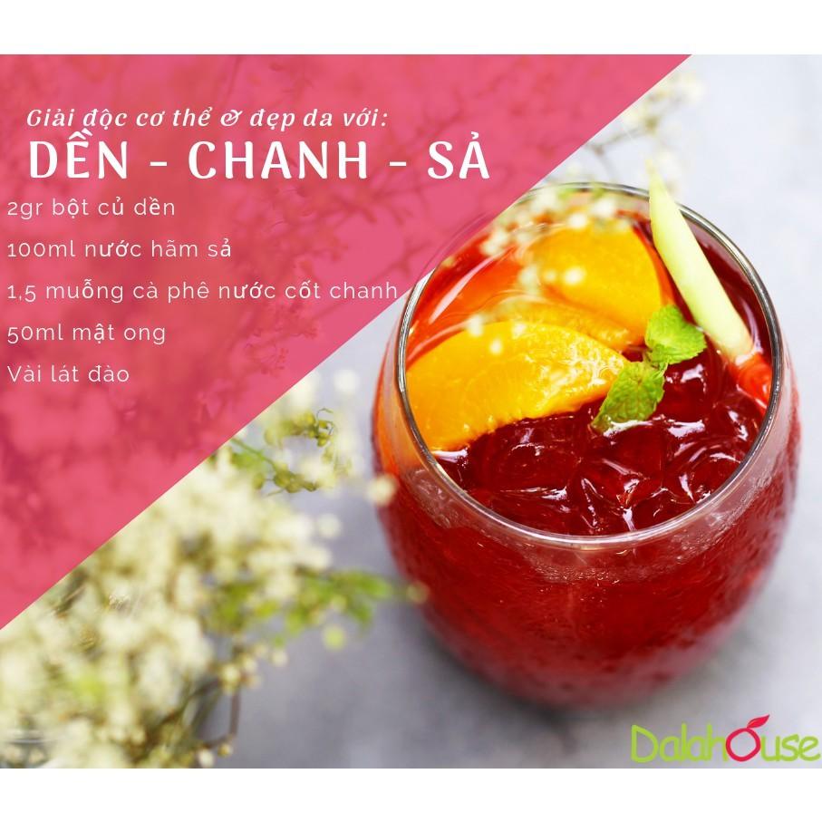 Bột củ dền nguyên chất sấy lạnh Dalahouse 60gr organic giúp bổ máu, đạt tiêu chuẩn Châu Âu