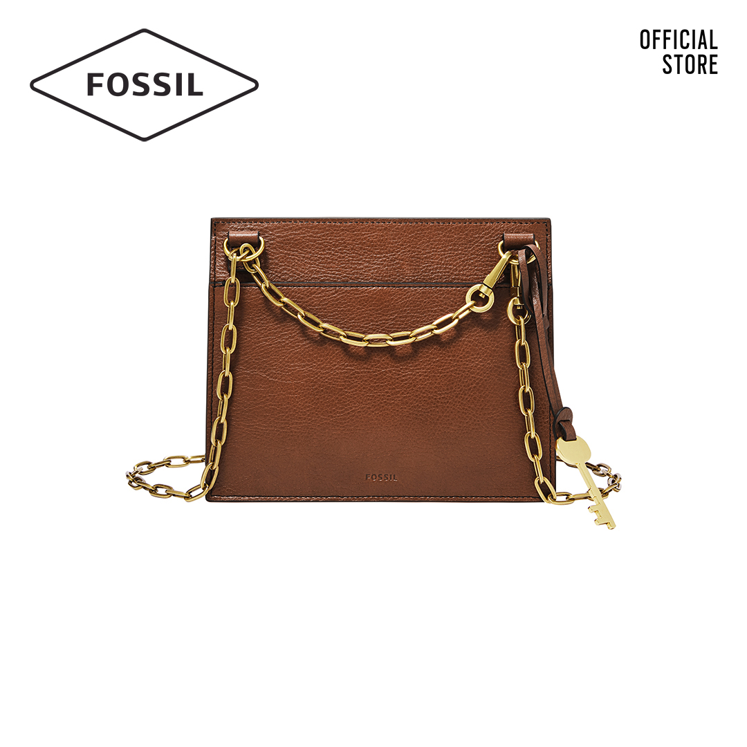 Túi đeo chéo nữ thời trang Fossil Stevie Small Crossbody ZB7882200 - màu nâu