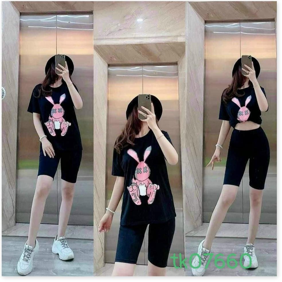 Đồ bộ nữ thun cộc tay dễ thương mềm mại THỜI TRANG LANO STORE 99
