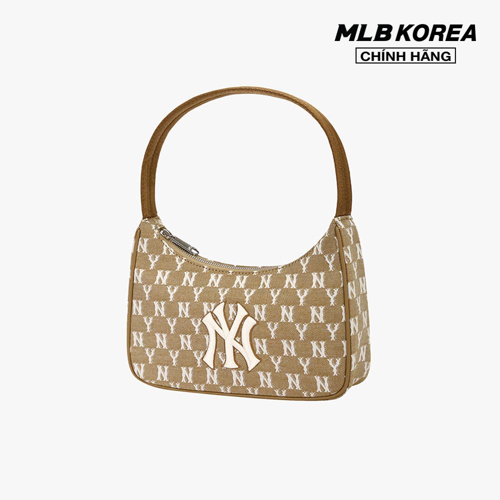 MLB - Túi đeo vai chữ nhật Jacquard Monogram 3ABQS011N-50BGS