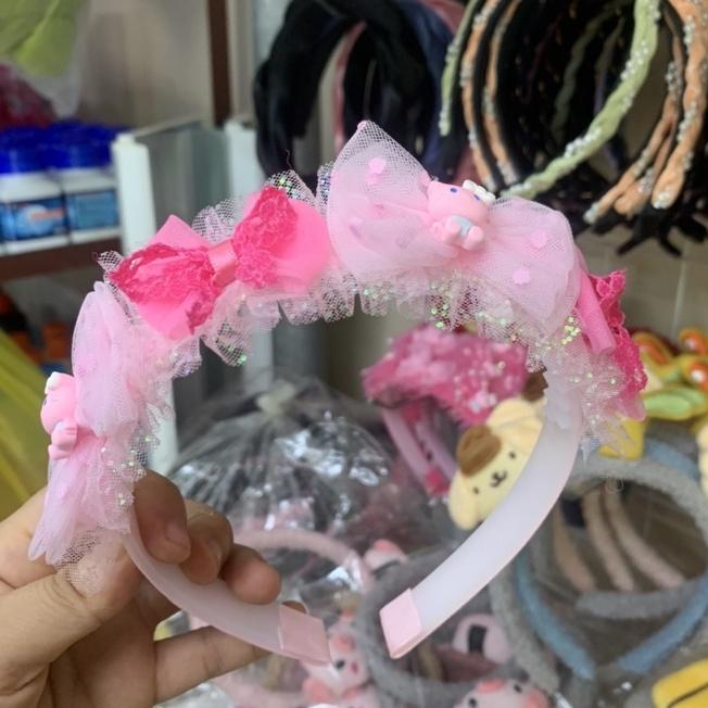 Bờm Voan Tai Mèo, Vương Miện, Hình Nơ Xinh Xắn Phong Cách Công Chúa