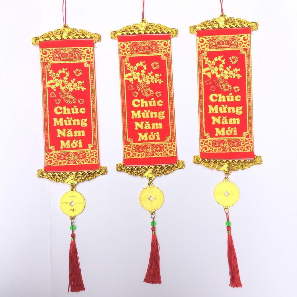 Combo trang trí tết 10 Dây treo, liễn trang trí Tết 2021