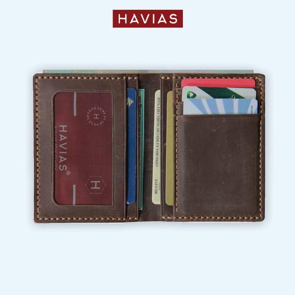 Ví Da đứng Venumi Handcrafted Wallet HAVIAS