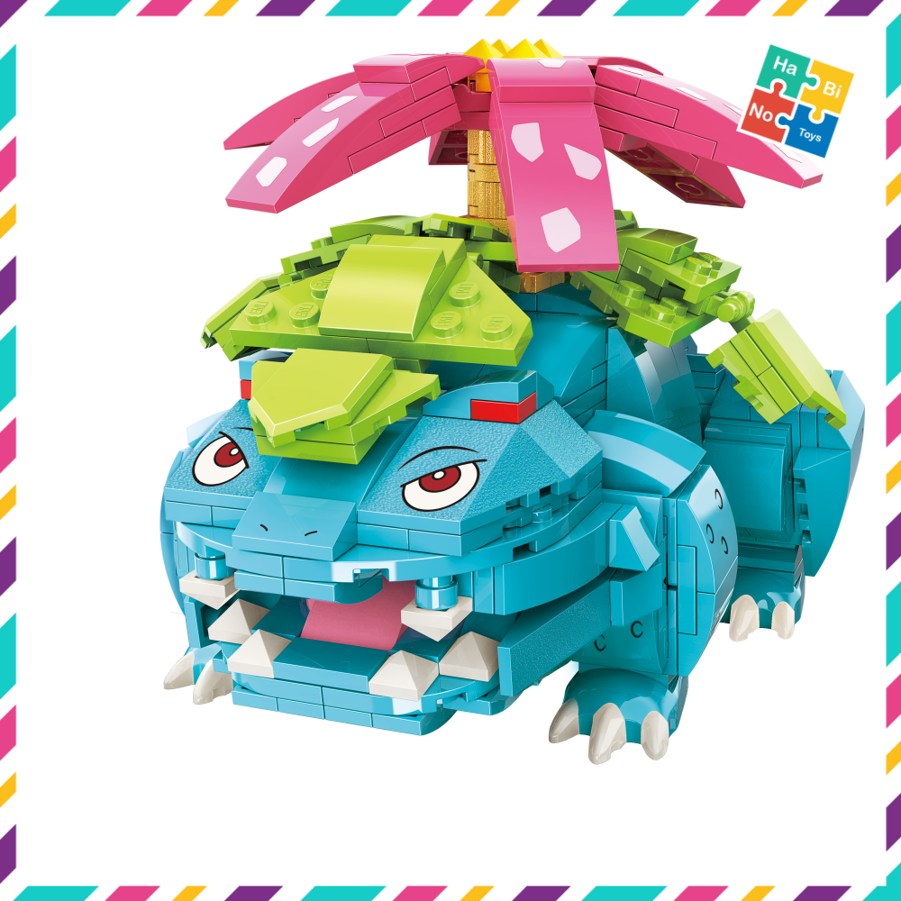 Đồ Chơi Keeppley Lắp Ráp Pokemon Venusaur Hệ Cỏ 497 Chi Tiết B0107 Cho Trẻ Từ 6 Tuổi