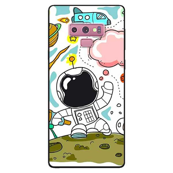 Ốp lưng dành cho Samsung Galaxy Note 8 / Note 9 / Note 10 / Note 10 Plus - Phi Hành Gia Mây Hồng