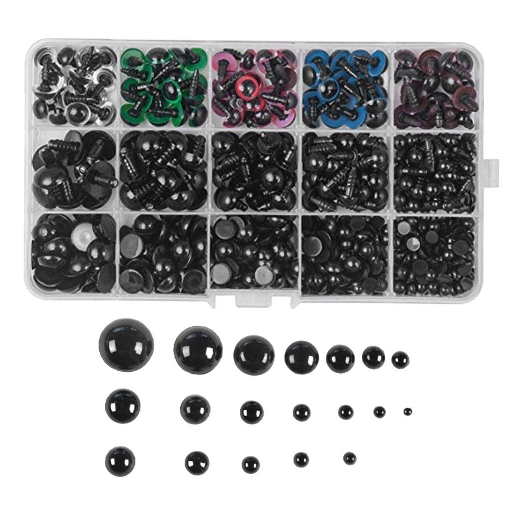 Safety Eyes Colour Toys For Teddy Bear Doll Animal  566Pcs