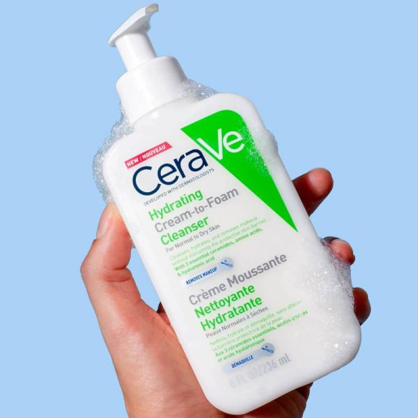 Sữa Rửa Mặt Dành Cho Da Thường Và Da Khô CeraVe Hydrating Cleanser 236ml