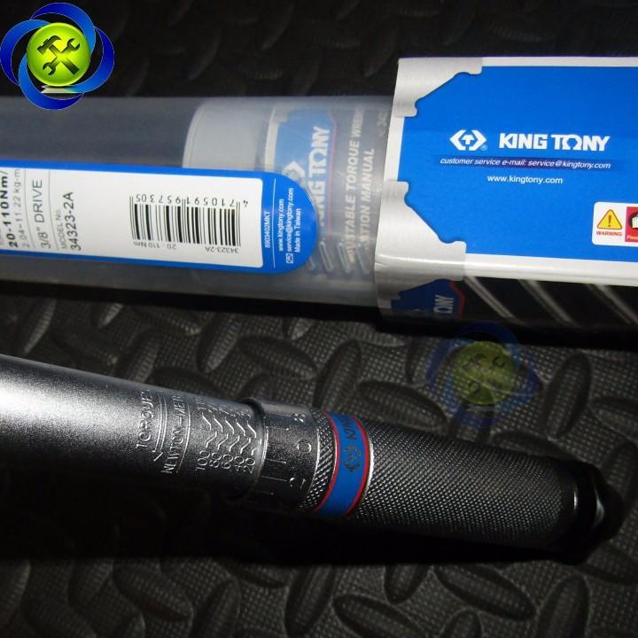 Cần Siết Lực Kingtony 34323-2A 20-110Nm Đầu Vuông 3/8, Cần Xiết Lực, Cần Chỉnh Lực, Cần Nổ, Cần Số
