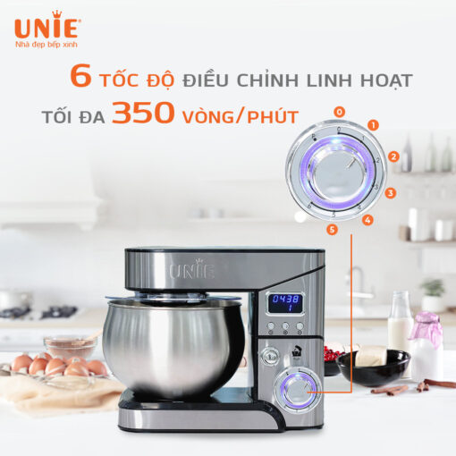 Máy nhồi bột đánh trứng UNIE EM5 - Hàng chính hãng