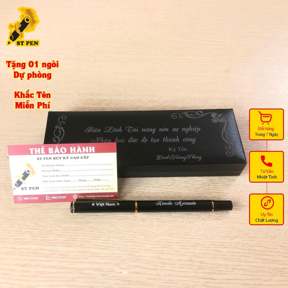 Bút ký kim loại giá rẻ ST09,ngòi bi 0.5mm,khắc tên,in logo theo yêu - ST PEN