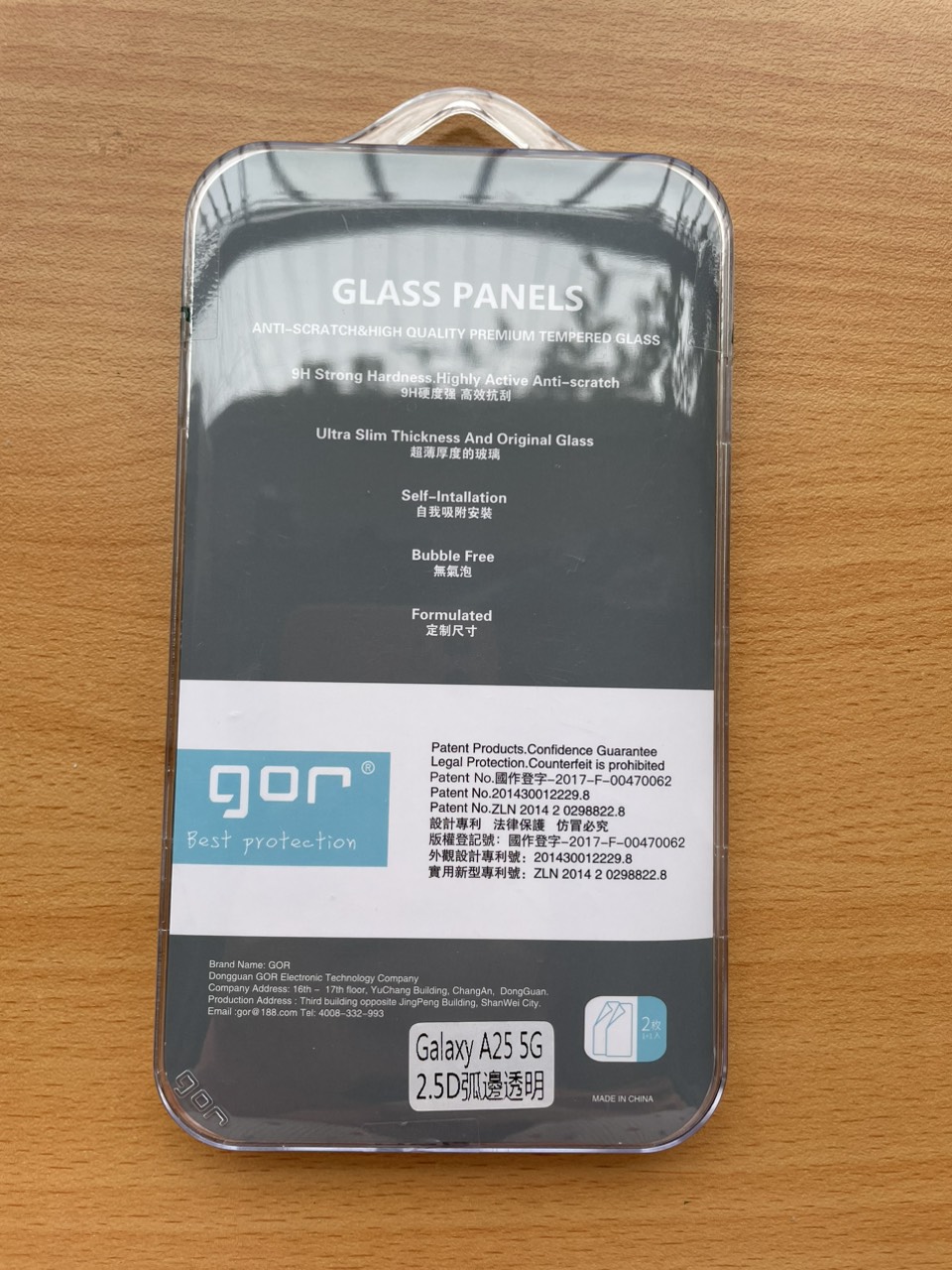 Bộ 2 Kính cường lực GOR cho Samsung Galaxy A25 5G trong suốt 2.5D ( 2 miếng) Hàng nhập khẩu