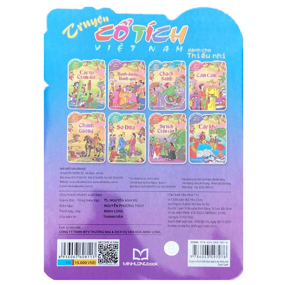 Truyện Cổ Tích Việt Nam Dành Cho Thiếu Nhi - Thạch Sanh (Tái Bản 2023)
