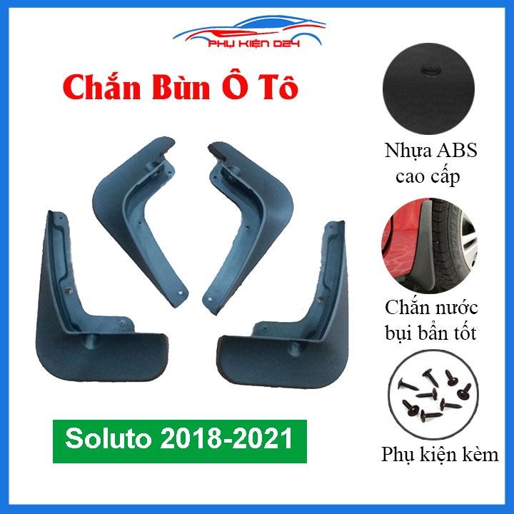 Bộ 4 chắn bùn chuẩn cho xe Soluto 2019-2020-2021 (kèm bộ ốc)