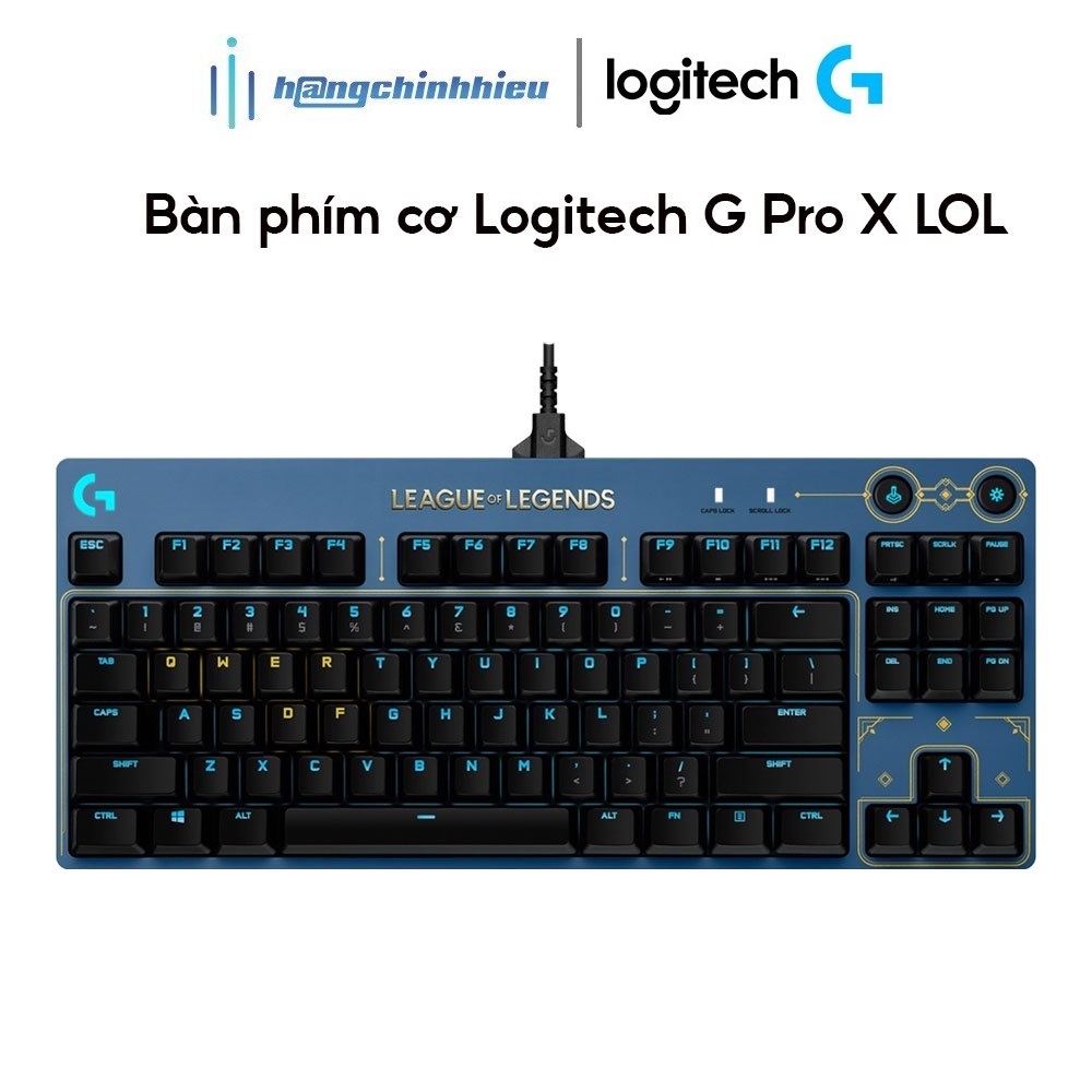 Bàn phím cơ Logitech G Pro X League of Legends Hàng chính hãng