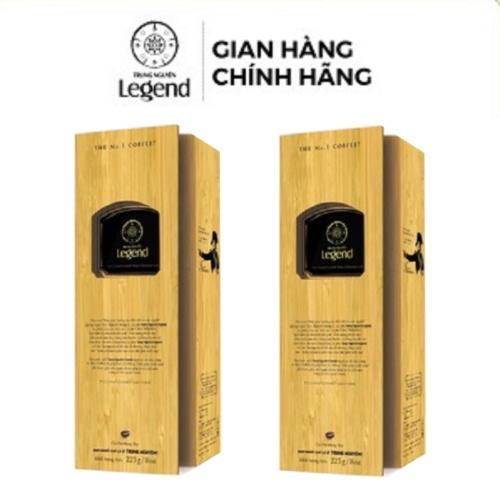 Combo 2 Hộp Cà Phê Chồn Arabica, Robusta, Excelsa - Hộp 225g - Trung Nguyên Legend (Vị đậm, đắng thanh, chocolate)