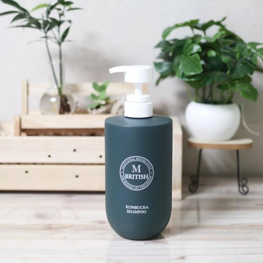 Dầu gội đầu giảm gàu, ngăn gãy rụng phục hồi tóc hư tổn BRITISH M Kompucha Shampoo