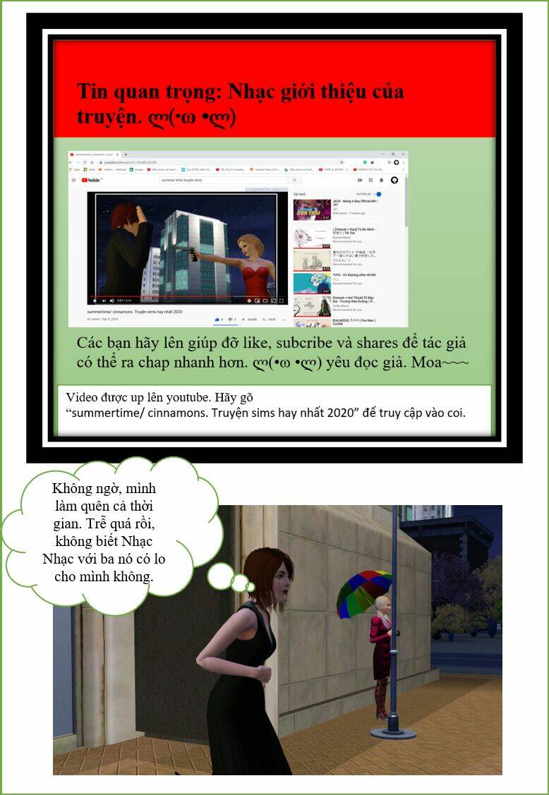 xuyên qua sách làm nữ phụ bi thảm-truyện sims chapter 19 15