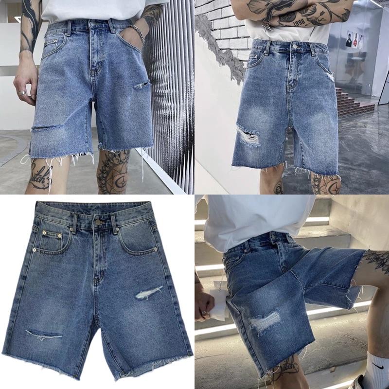 Quần short jeans nam hàn quốc