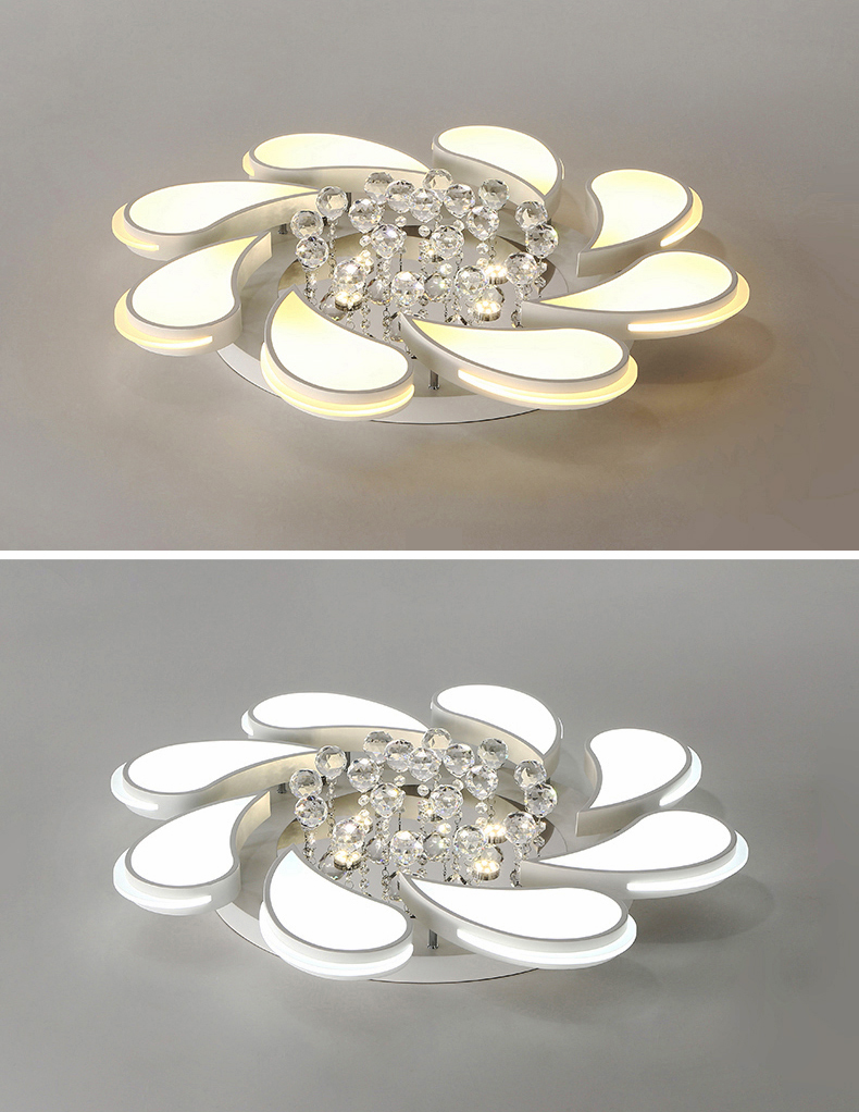 Đèn chùm pha lê phòng khách đẹp - HOMELADY011