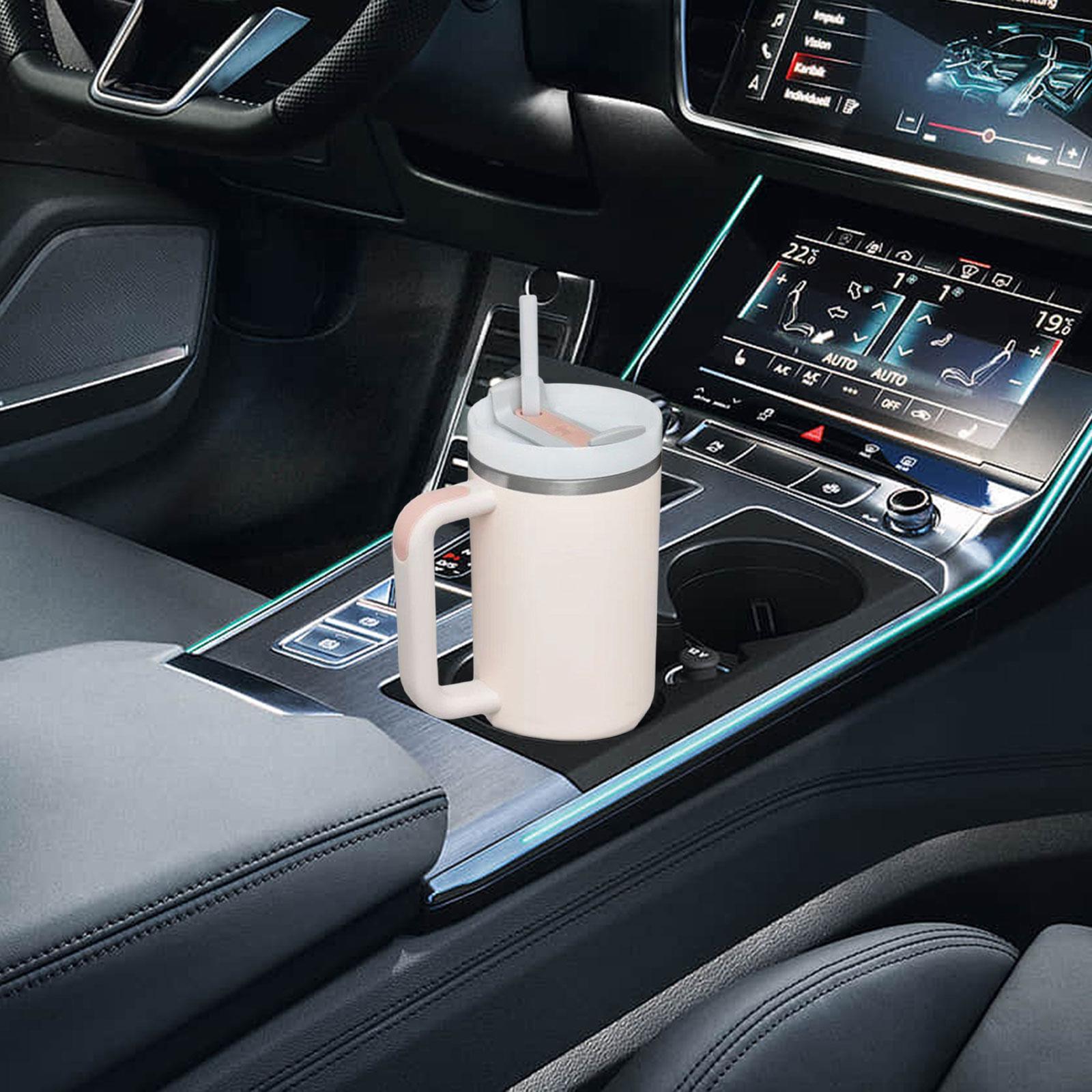 Tumbler with Handle with Lid and Straw Car Tumbler Cup for