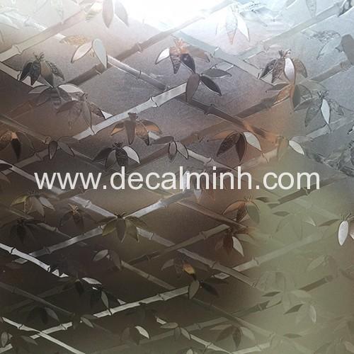 6m / 8m / 10m Decal 3D Dán Kính Phòng Tắm Trúc Phát Tài