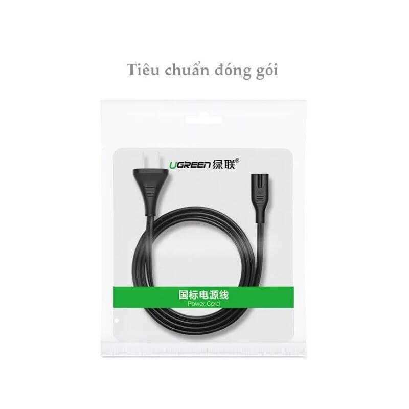 Ugreen UG40311CD159TK 0.5m Màu Đen Dây nguồn sạc số 8 - HÀNG CHÍNH HÃNG